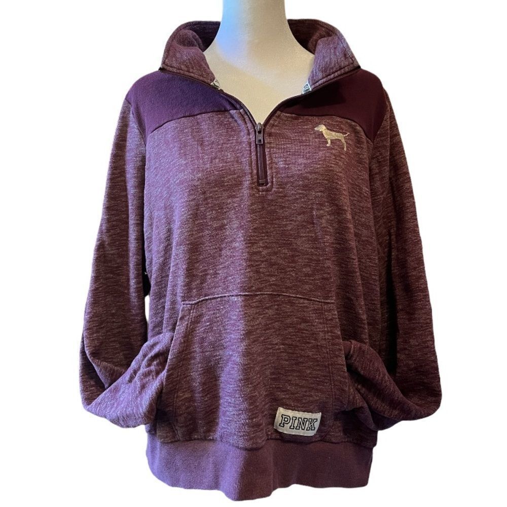 VS PINK half zip sweatshirt.  Just purchased on Posh and doesn’t fit me.